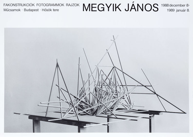 János Megyik -Wooden constructions, photograms, drawings