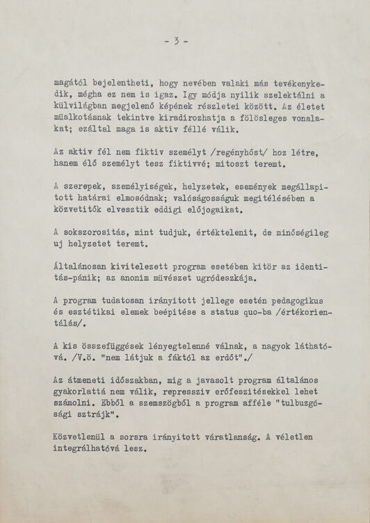 Hajas Tibor: Személysokszorosítás (1975)