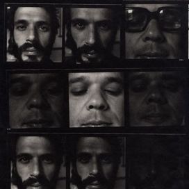 Ákos Birkas's photo montage with the portrait of Andras Halász and himself